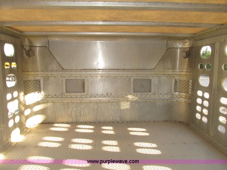 image for item F7463 2000 Wilson Stock Master 53' spread axle livestock trailer