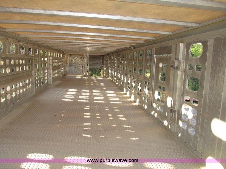 image for item F7463 2000 Wilson Stock Master 53' spread axle livestock trailer