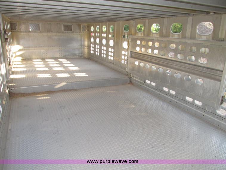 image for item F7463 2000 Wilson Stock Master 53' spread axle livestock trailer