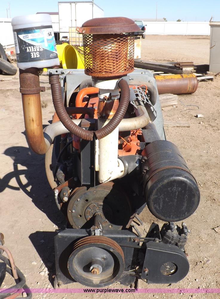 image for item H9013 Allis Chalmers six cylinder turbo diesel engine