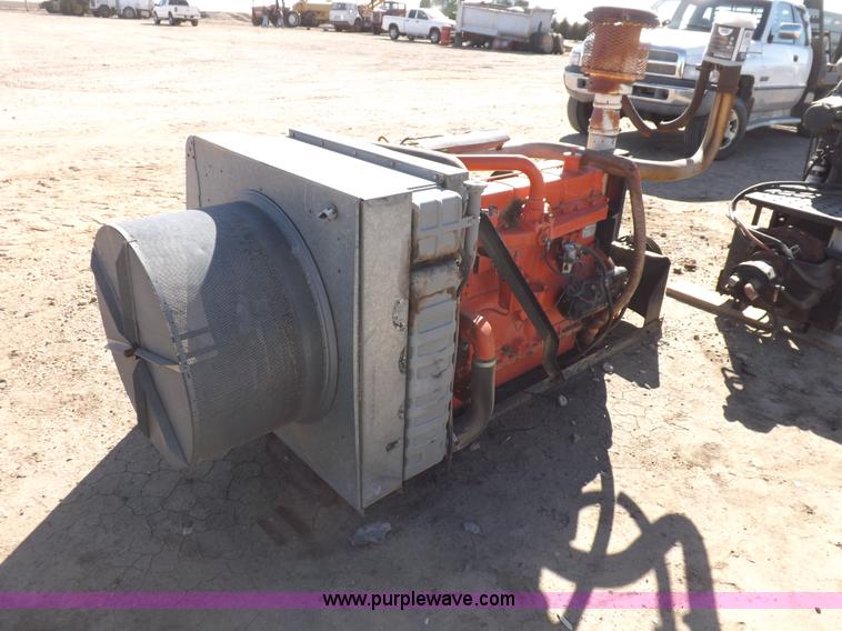 image for item H9013 Allis Chalmers six cylinder turbo diesel engine