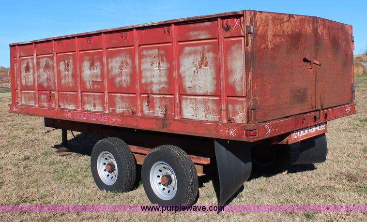 image for item I5992 1988 Donahue double axle hydraulic dump trailer