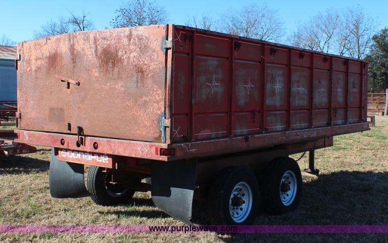 image for item I5992 1988 Donahue double axle hydraulic dump trailer