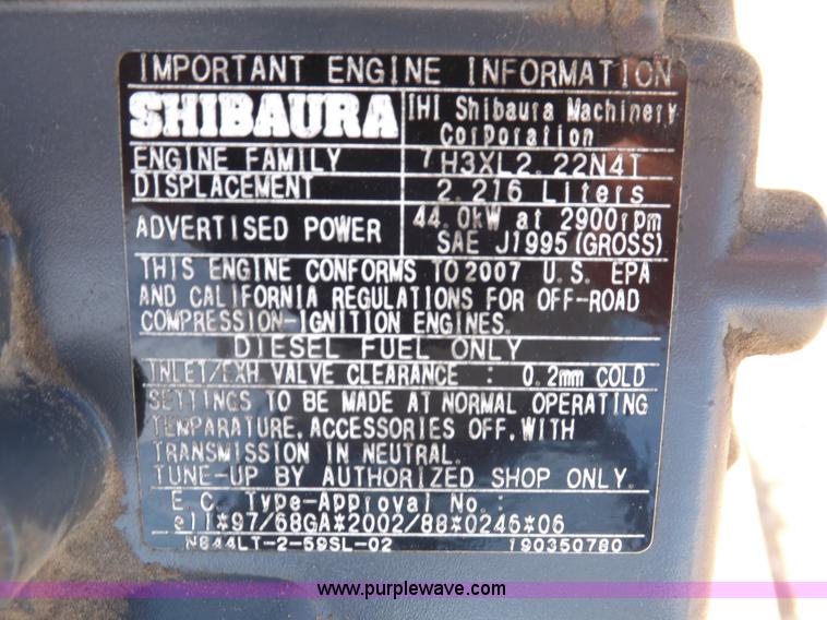 image for item AW9476 Shibaura 2.216L four cylinder turbo diesel engine