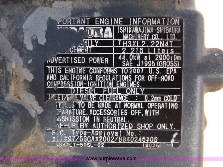 image for item AW9478 Shibaura 2.216L four cylinder turbo diesel engine