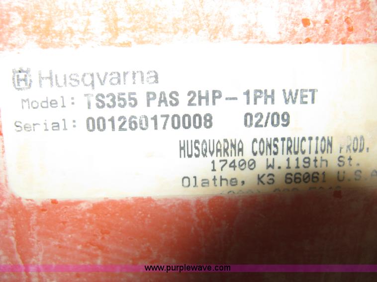 image for item BD9645 Husqvarna TS355 brick saw