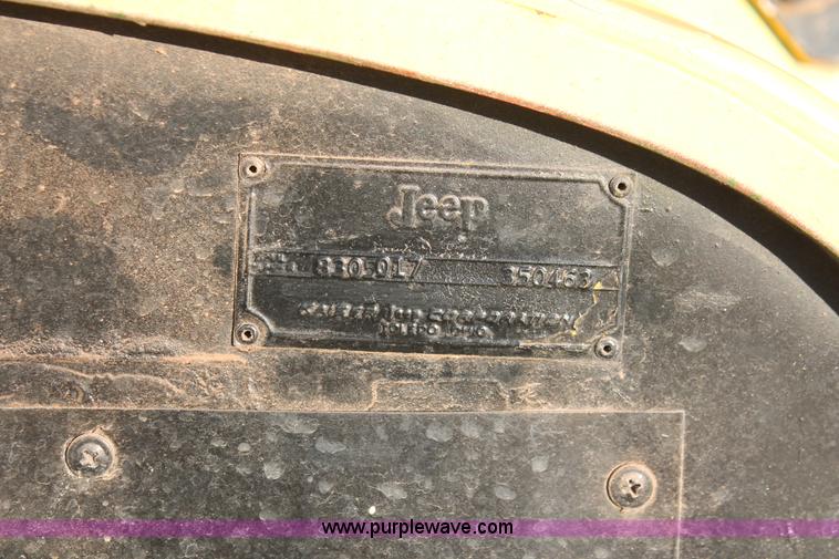 image for item H5530 1968 Jeep CJ5 SUV