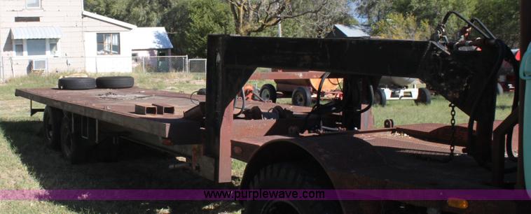 image for item H8757 1972 shop built tilt deck trailer