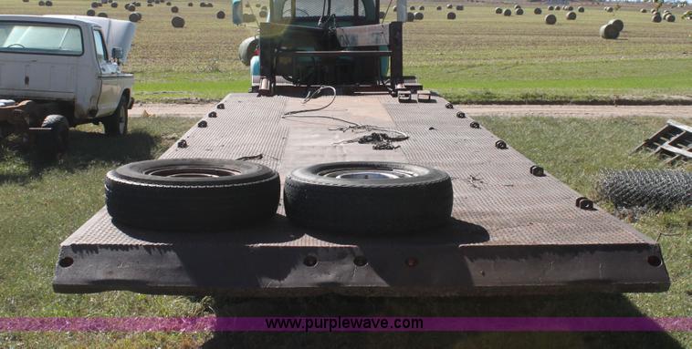 image for item H8757 1972 shop built tilt deck trailer