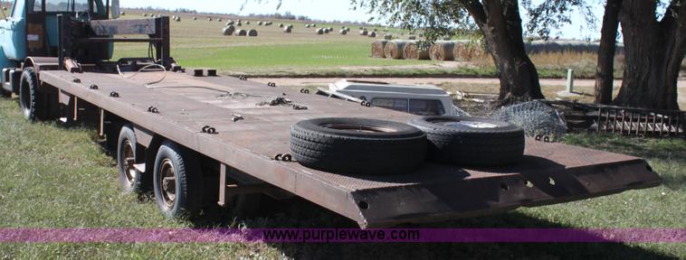 image for item H8757 1972 shop built tilt deck trailer