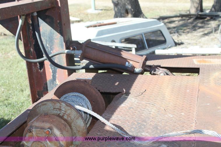 image for item H8757 1972 shop built tilt deck trailer