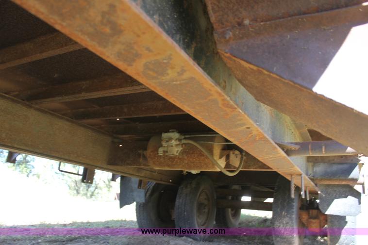 image for item H8757 1972 shop built tilt deck trailer