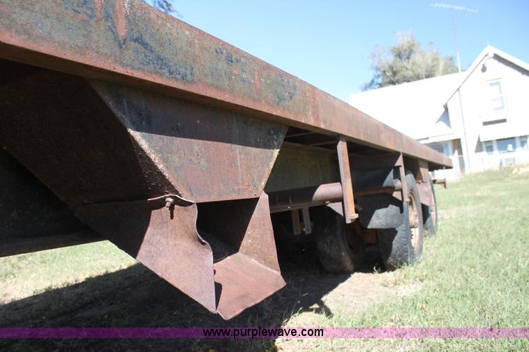 image for item H8757 1972 shop built tilt deck trailer