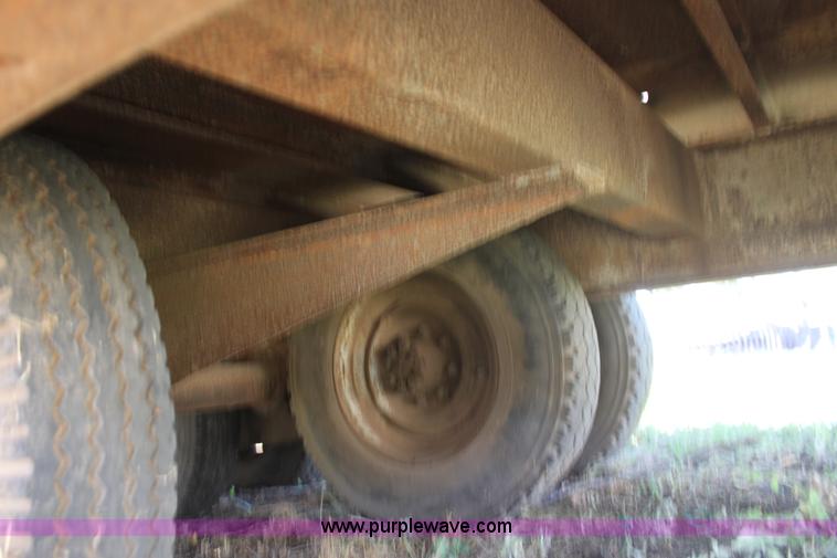 image for item H8757 1972 shop built tilt deck trailer