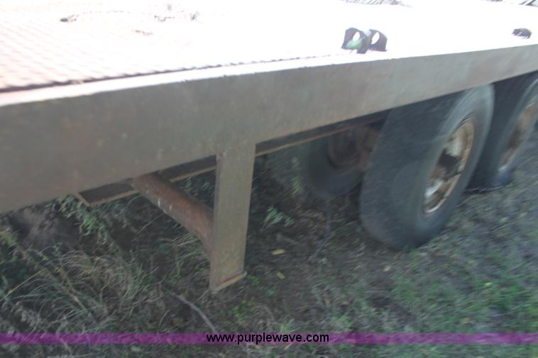 image for item H8757 1972 shop built tilt deck trailer
