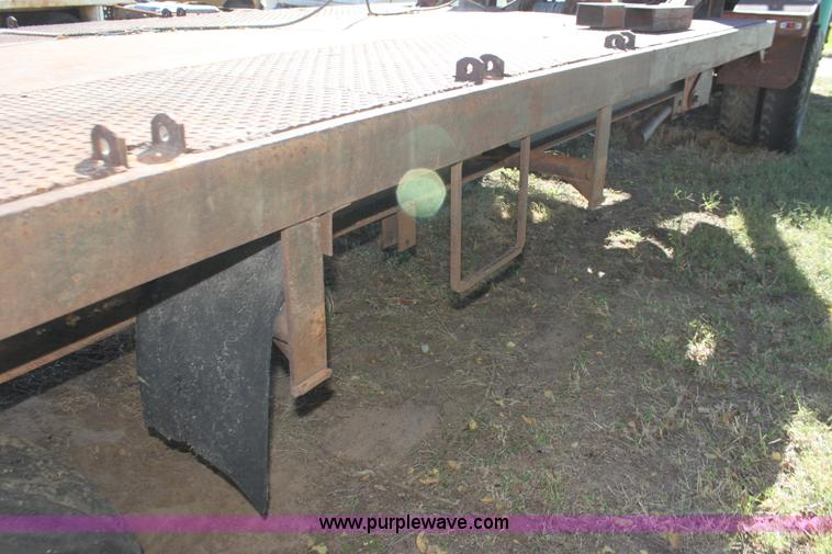 image for item H8757 1972 shop built tilt deck trailer