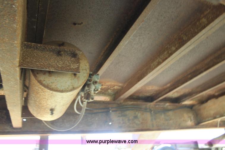 image for item H8757 1972 shop built tilt deck trailer