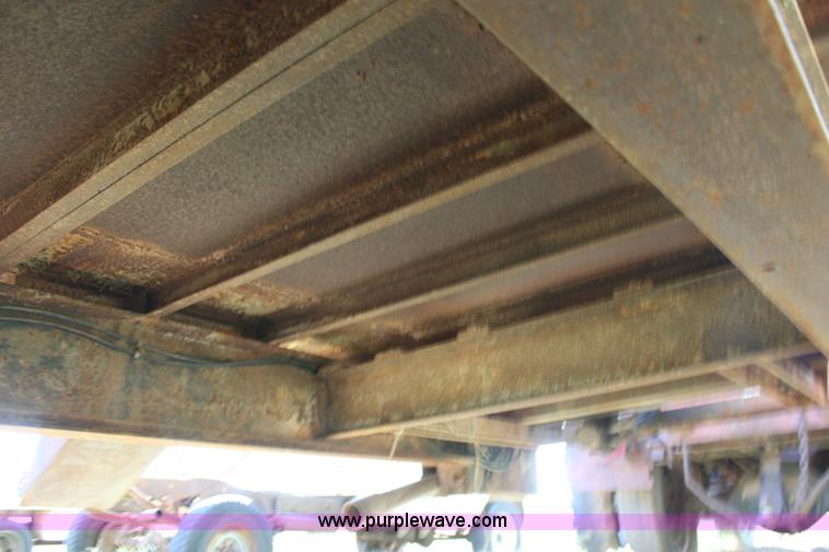 image for item H8757 1972 shop built tilt deck trailer