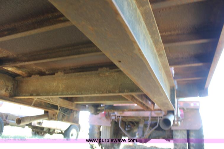 image for item H8757 1972 shop built tilt deck trailer