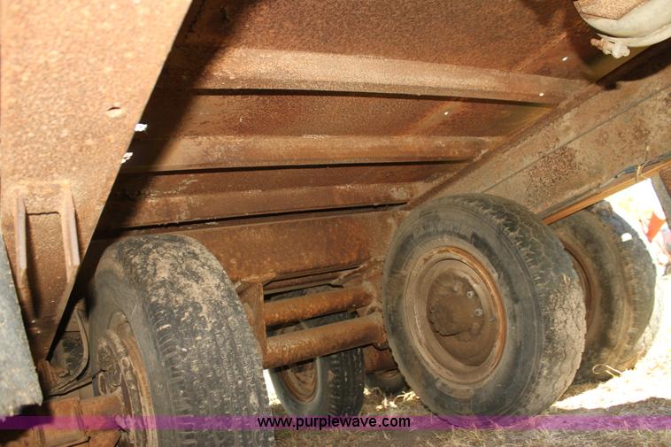 image for item H8757 1972 shop built tilt deck trailer