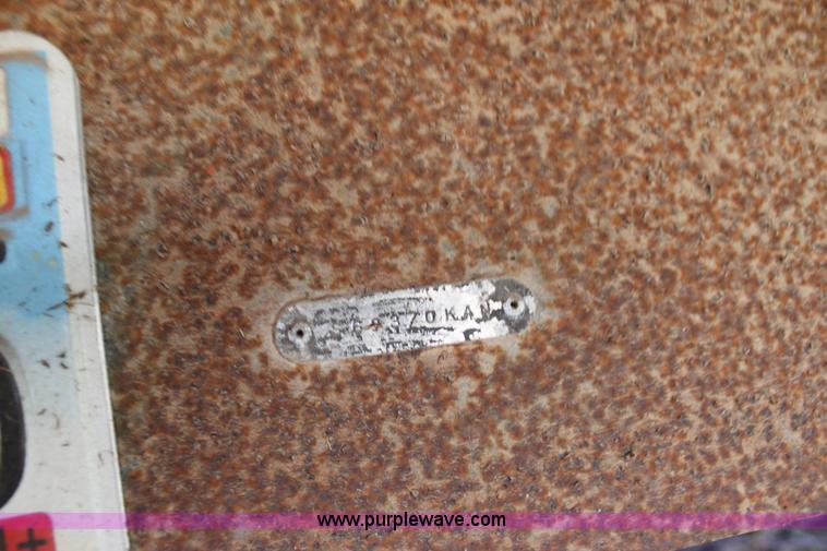 image for item H8757 1972 shop built tilt deck trailer