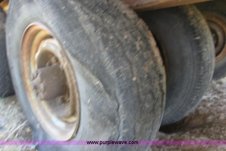 image for item H8757 1972 shop built tilt deck trailer