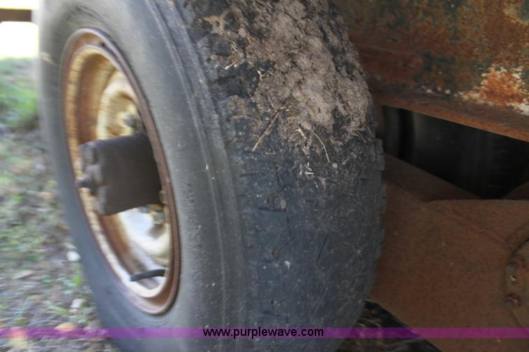 image for item H8757 1972 shop built tilt deck trailer