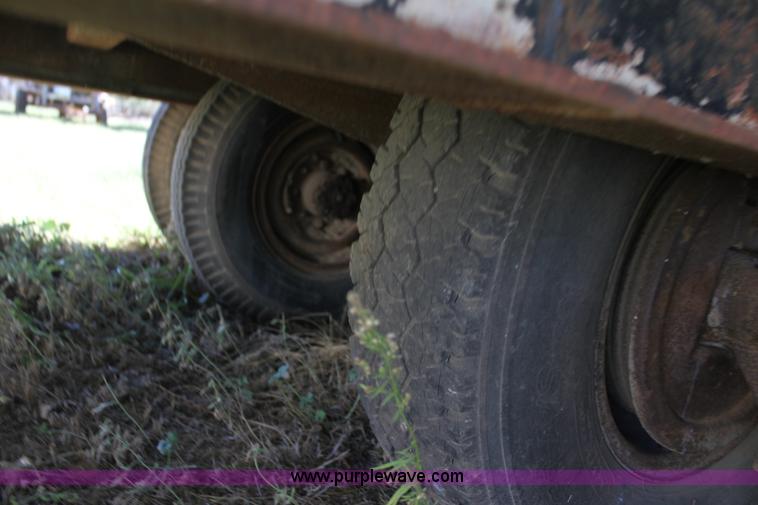 image for item H8757 1972 shop built tilt deck trailer