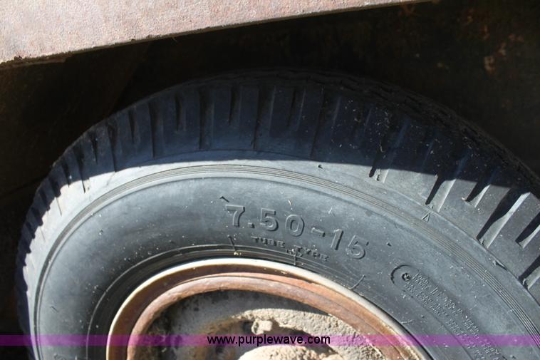 image for item H8757 1972 shop built tilt deck trailer