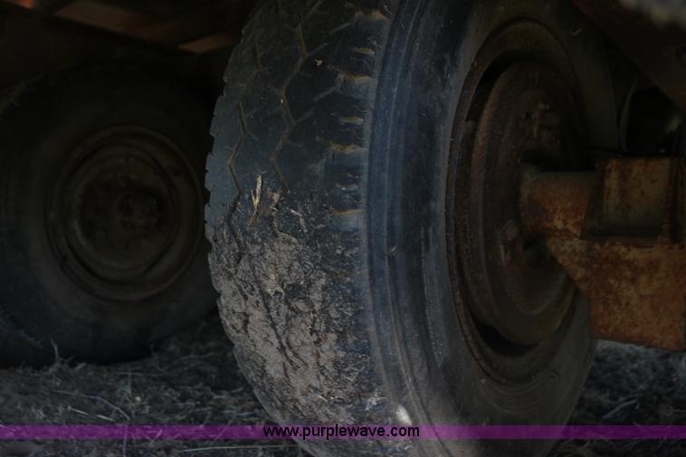 image for item H8757 1972 shop built tilt deck trailer