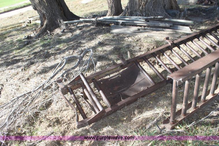 image for item H8757 1972 shop built tilt deck trailer