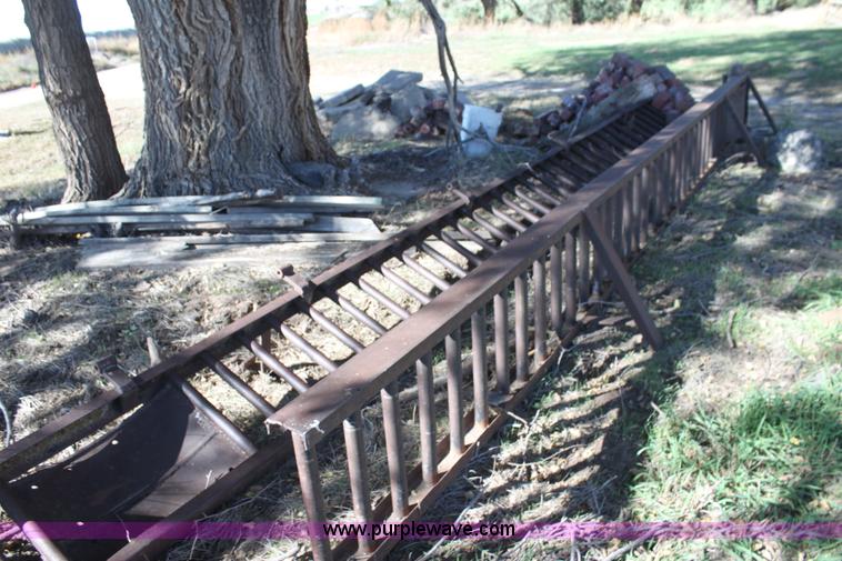 image for item H8757 1972 shop built tilt deck trailer