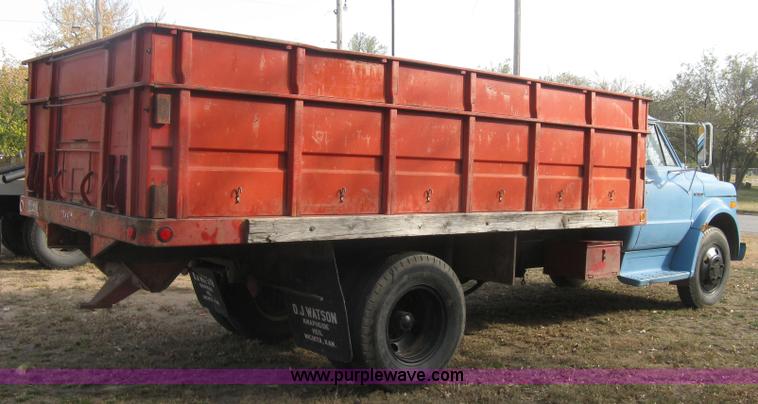 image for item H9371 1971 Chevrolet C50 stake bed dump truck