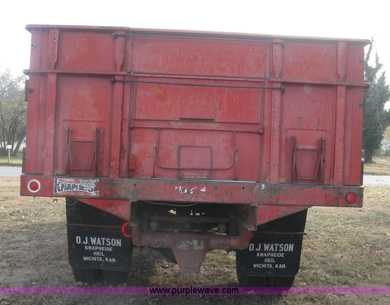image for item H9371 1971 Chevrolet C50 stake bed dump truck