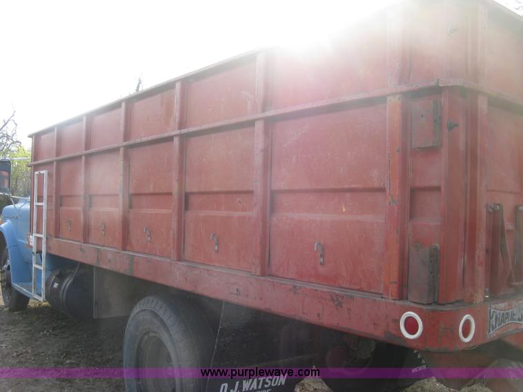 image for item H9371 1971 Chevrolet C50 stake bed dump truck