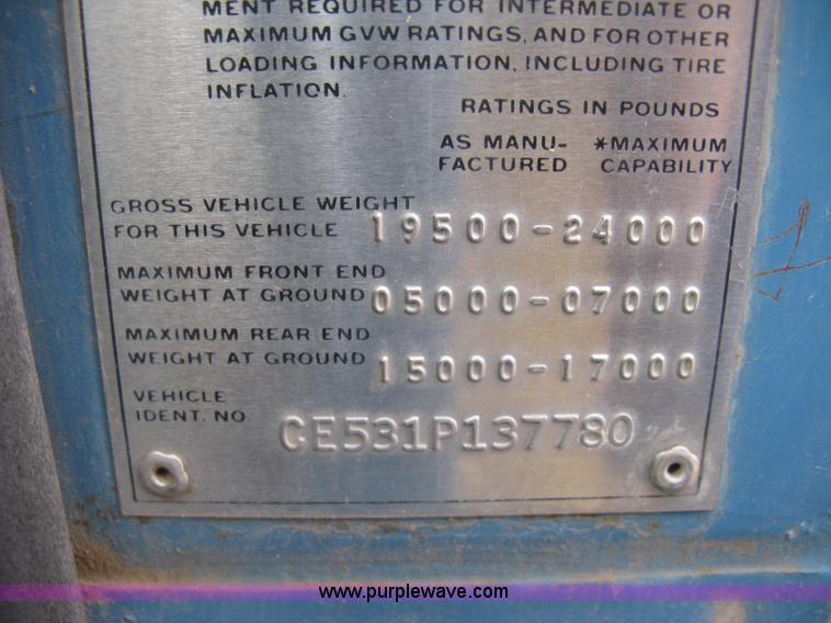 image for item H9371 1971 Chevrolet C50 stake bed dump truck