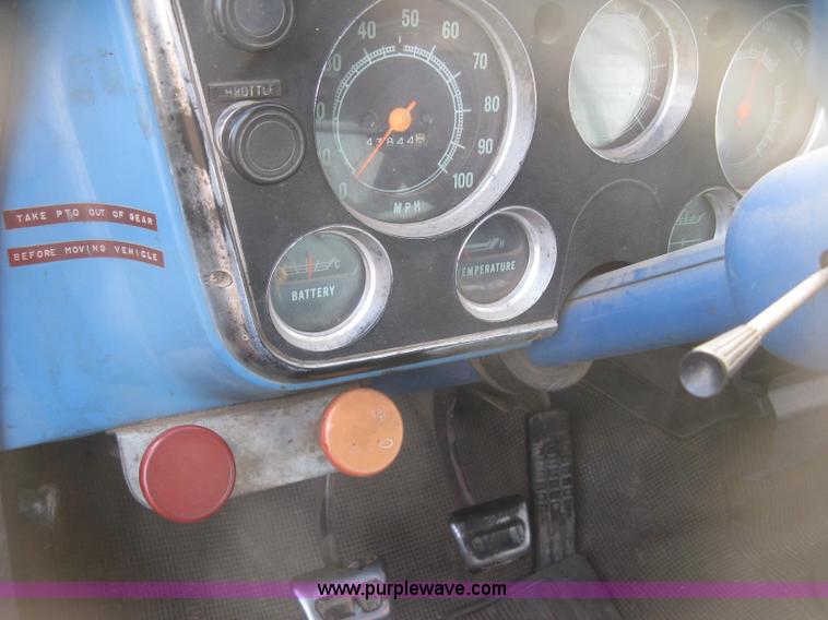 image for item H9371 1971 Chevrolet C50 stake bed dump truck