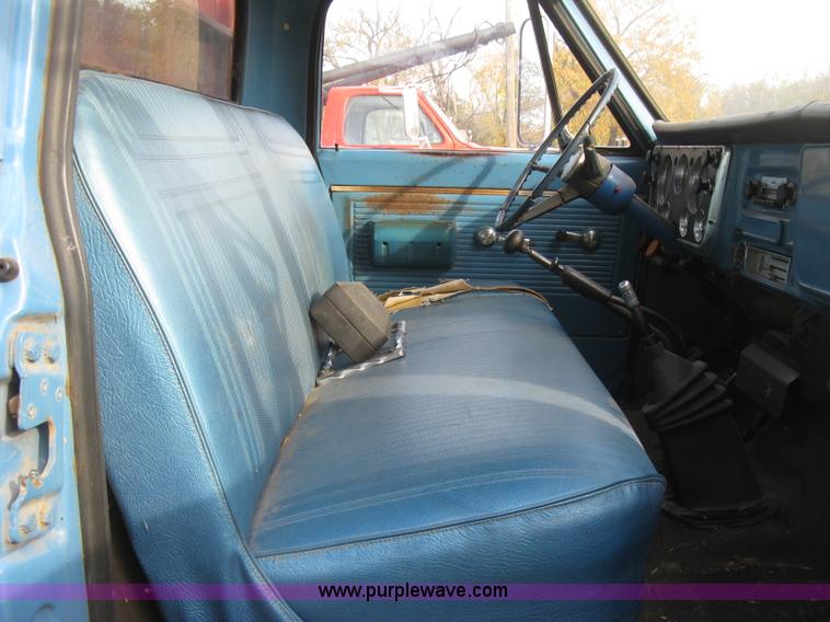 image for item H9371 1971 Chevrolet C50 stake bed dump truck