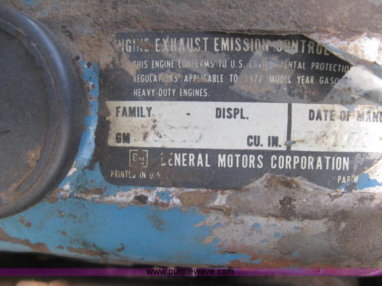 image for item H9371 1971 Chevrolet C50 stake bed dump truck