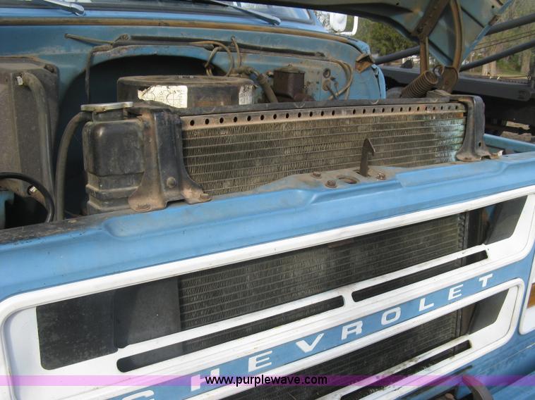 image for item H9371 1971 Chevrolet C50 stake bed dump truck