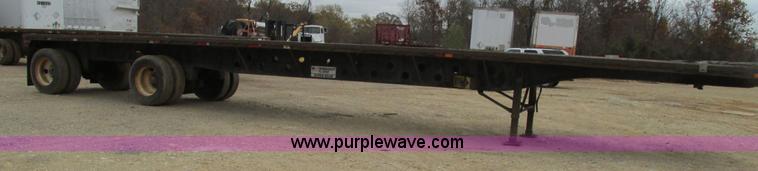 image for item I3186 1997 Transcraft TL2000 flatbed trailer