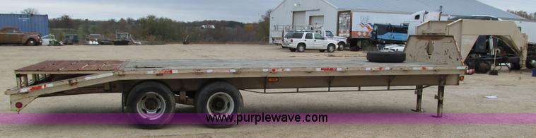 image for item I3189 1995 Fleet gooseneck trailer