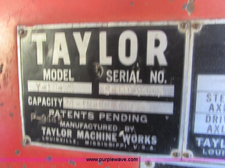 image for item I6719 Taylor Y-10-WS rough terrain forklift