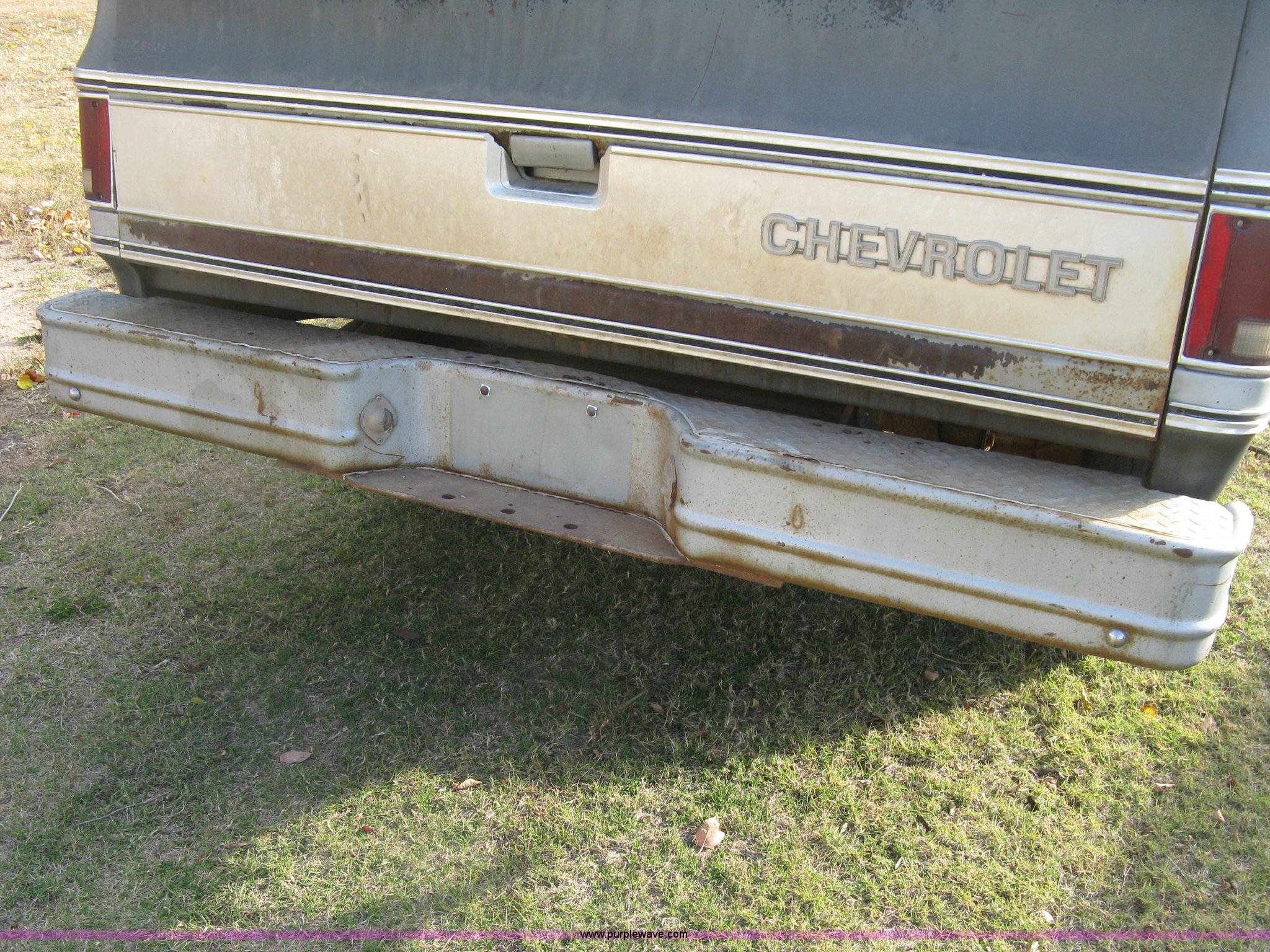 Chevrolet pickup bed trailer in St. John, KS Item H9369 sold Purple