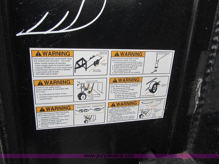 image for item AC9337 2008 Load Max flatbed trailer