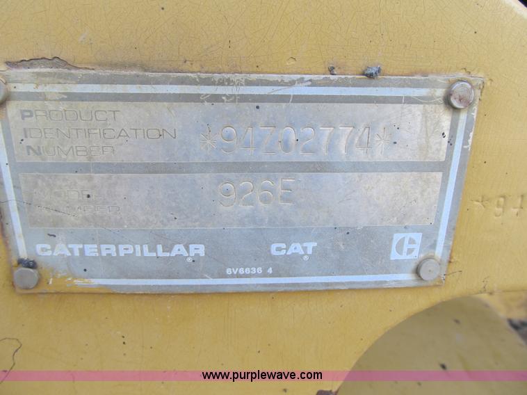 image for item F8873 1989 Caterpillar 926E wheel loader