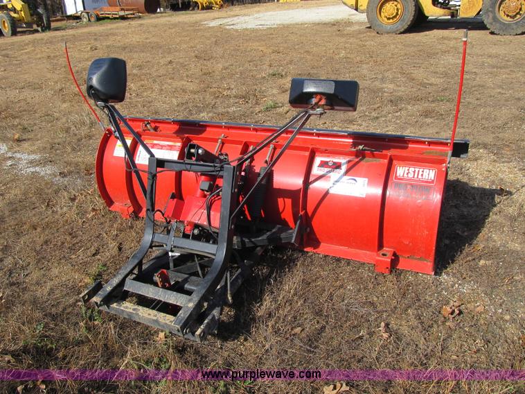 image for item F8875 Western 7.5' snow plow