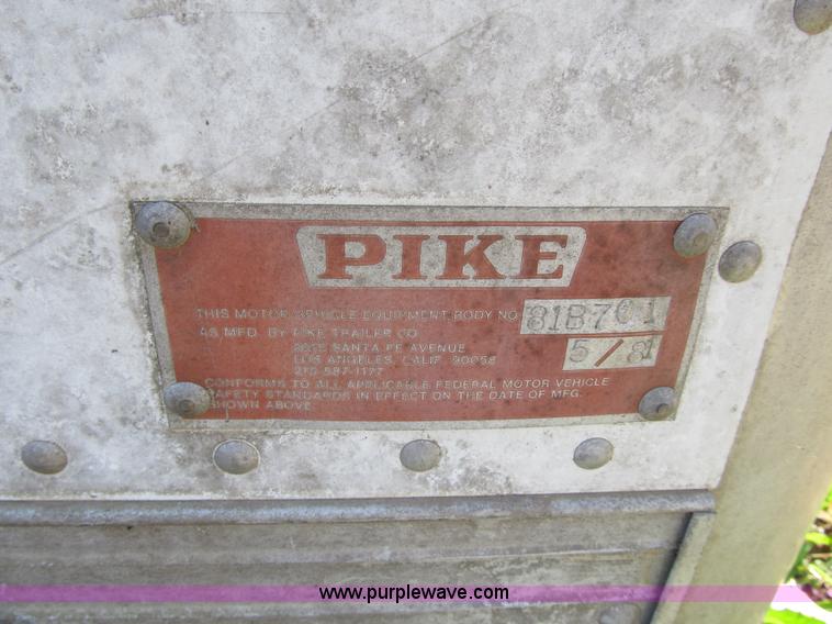 image for item F8877 Pike 20' truck box