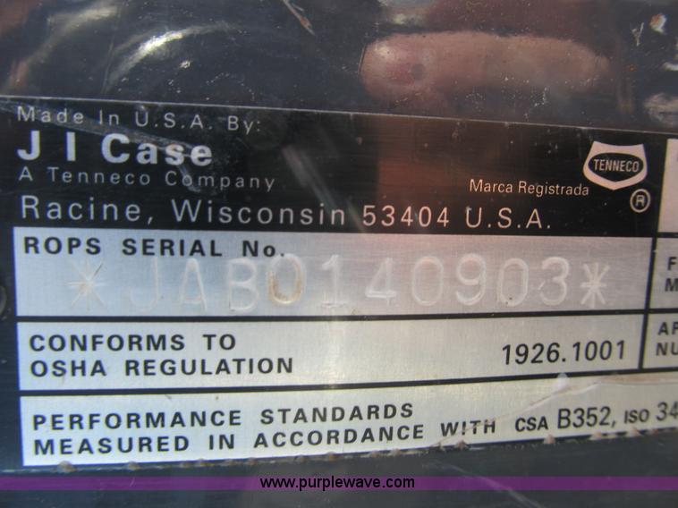 image for item F8882 1995 Case 580 Super L backhoe