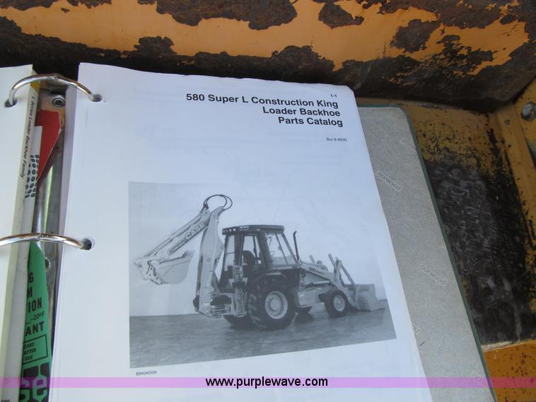 image for item F8882 1995 Case 580 Super L backhoe